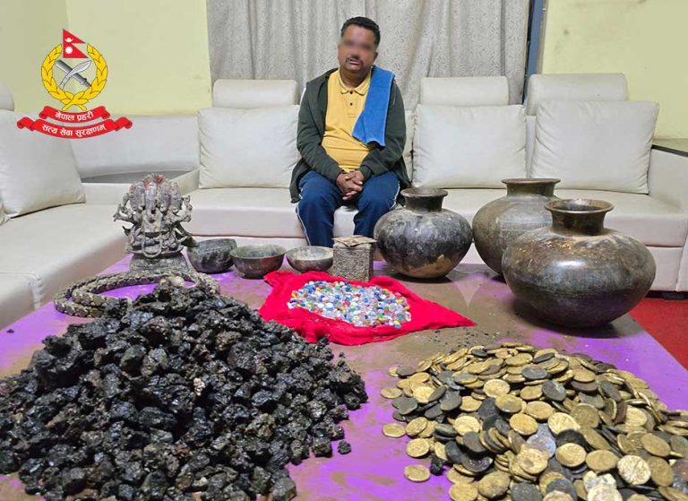 जमिन मुनिबाट सुन निकालिदिन्छु भन्दै २ करोड ठगेको आरोपमा एकजना पक्राउ