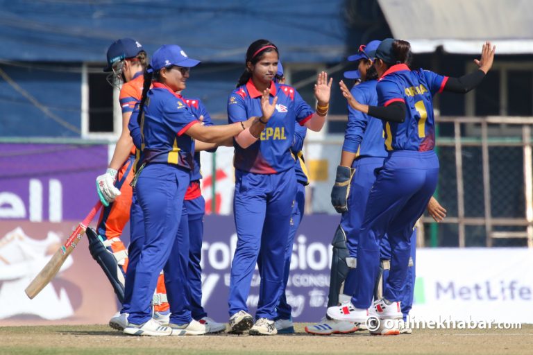 वुमन्स डे कपको पहिलो खेलमा नेपालले नामिबियासँग खेल्दै