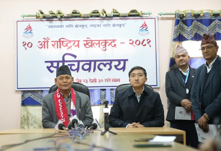 दशौं राष्ट्रिय खेलकुदको सचिवालय उद्घाटन