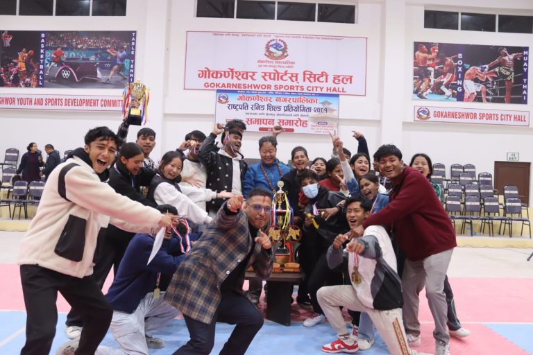गोकर्णेश्वर नगरस्तरीय राष्ट्रपति रनिङ शिल्डमा ईस्टपोल च्याम्पियन