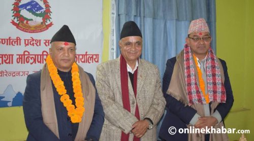 प्रधानमन्त्री कार्यालयमा सरुवा भएका कर्णालीका प्रमुख सचिव पौडेलको बिदाइ
