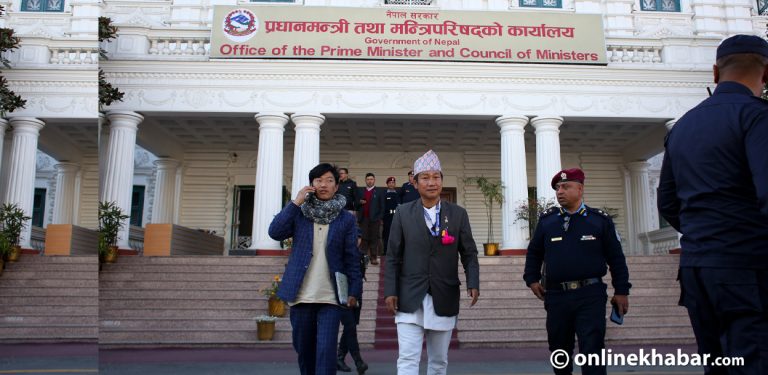 हर्क साम्पाङले प्रधानमन्त्रीसँग भेट्न पाएनन्