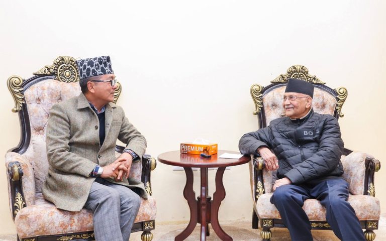 लिङ्देनले भेटे प्रधानमन्त्री