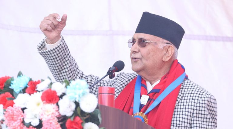 प्रचण्डलाई ओलीको जवाफ- अब ०६४ को जमाना छैन