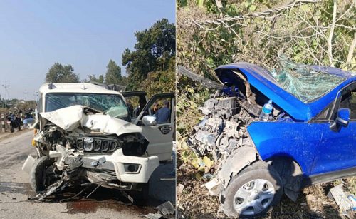 मकवानपुरमा स्कार्पियो र कार ठोक्किँदा मृत्यु हुनेको संख्या २ पुग्यो