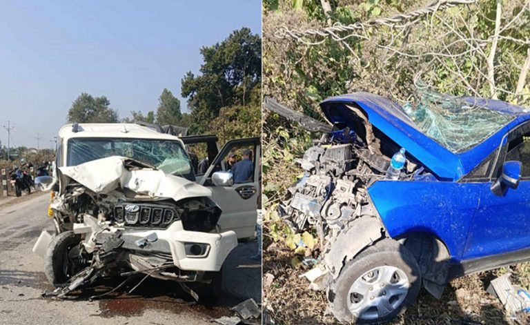 मकवानपुरमा स्कार्पियो र कार ठोक्किँदा मृत्यु हुनेको संख्या २ पुग्यो