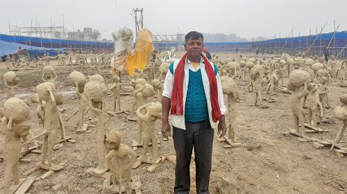 बलिराम पण्डित : जसले महायज्ञका लागि १०११ मूर्ति बनाउँदैछन्