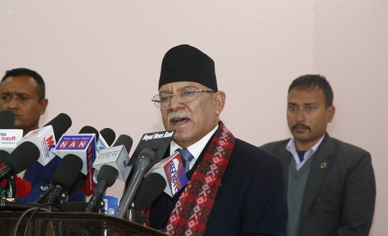 प्रचण्डको प्रश्न : भ्रष्टाचारविरुद्ध जसरी जानुपर्ने हो त्यसरी गइरहेका छौं त ?