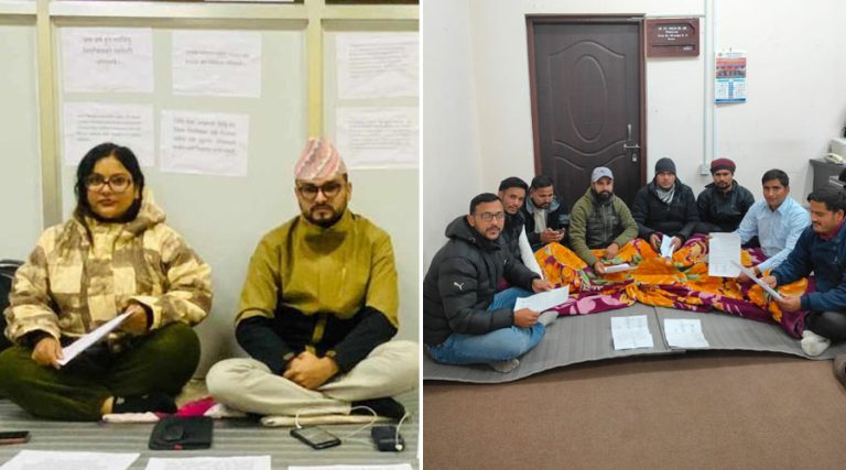 जब सुरु हुन्छ त्रिविमा नियुक्ति, अनि धर्ना थाल्छन् दलका विद्यार्थी