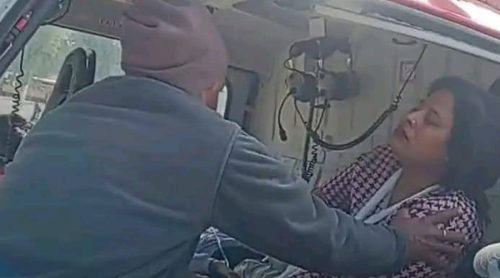 मोटरसाइकल दुर्घटनामा एकै परिवारका तीन जना घाइते