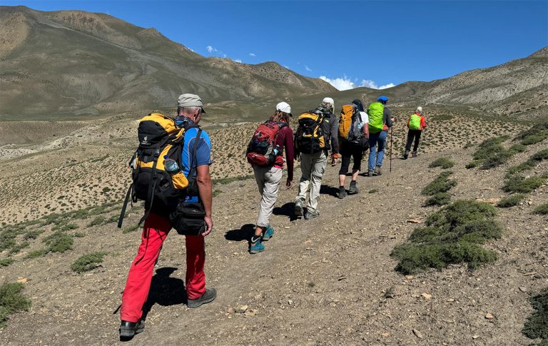 उपल्लो मुस्ताङ जाने पर्यटक बढे