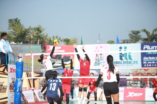 आयोजकलाई पराजित गर्दै एपीएफ टाइगर कप भलिबलको फाइनलमा