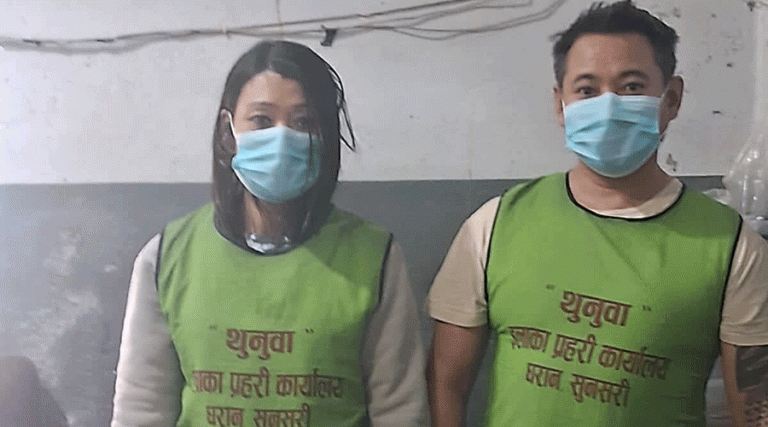 लागूऔषध सहित मेडिकल सञ्चालक दम्पती पक्राउ