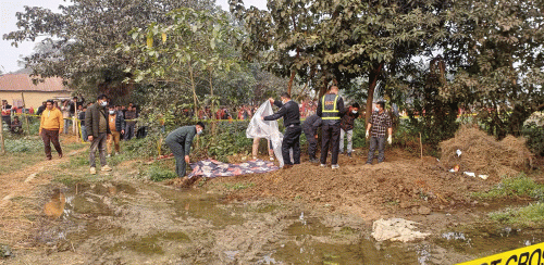 गाडिएको अवस्थामा नातिनीको शव फेला परेको घटनामा मावली हजुरबुबा पक्राउ