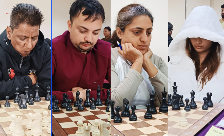 राष्ट्रिय बुद्धिचाल : उत्कृष्ट प्रदर्शन गर्दै रुपेश र सिन्दिरा अगाडि