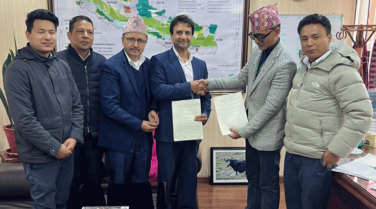 दोधारा चाँदनी सुक्खा बन्दरगाहलाई जग्गा प्रयोग गर्नेबारे समिति र विभागबीच सम्झौता