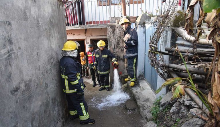 काठमाडौं महानगरमा दमकल जान नसक्ने गल्लीमा ‘ड्राइराइजर’