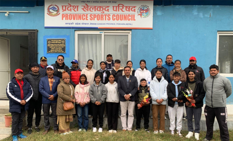 यस्तो छ प्रधानमन्त्री कप महिला क्रिकेट खेल्ने गण्डकीको टोली