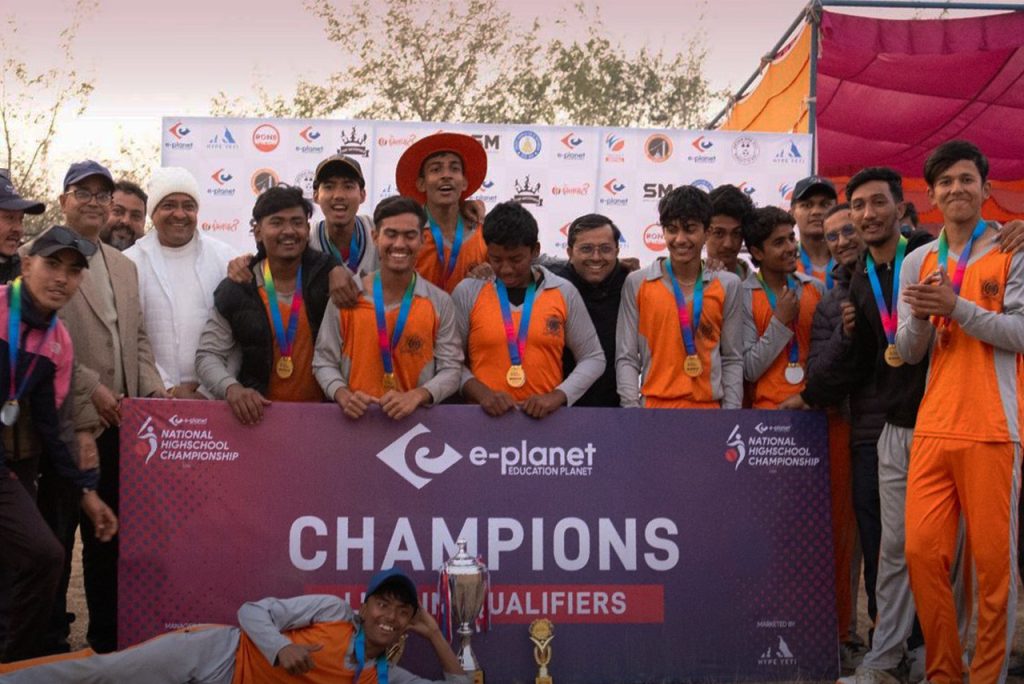 नेशनल हाइस्कुल च्याम्पियनसीपका लागि लुम्बिनीबाट प्यारामाउन्ट छनोट