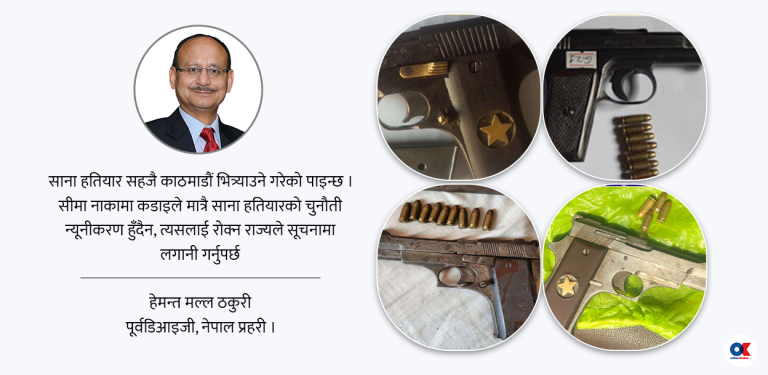 राजधानीमा साना हतियारको डर !
