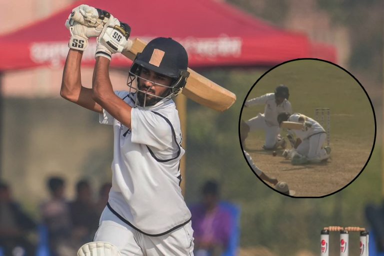 जय ट्रफीमा इशान पाण्डे यसरी भए दुर्लभ विकेटको सिकार