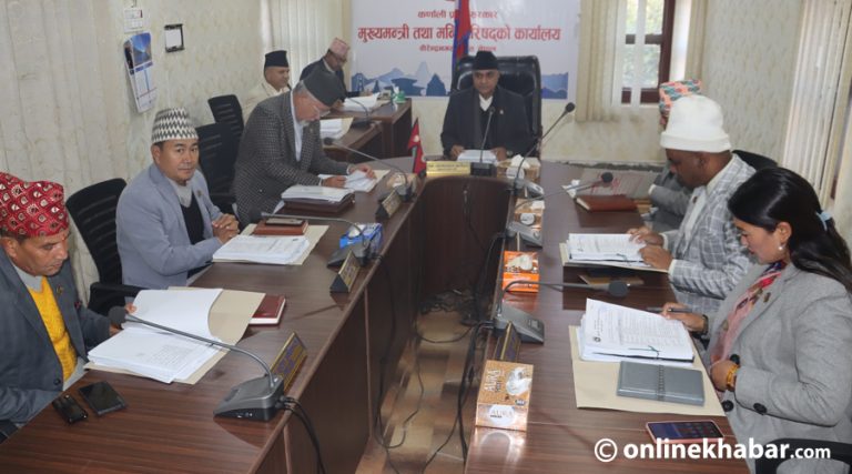 कर्णाली प्रदेश सभा बैठक माघ ७ गते बोलाउन प्रदेश प्रमुखसमक्ष सिफारिस