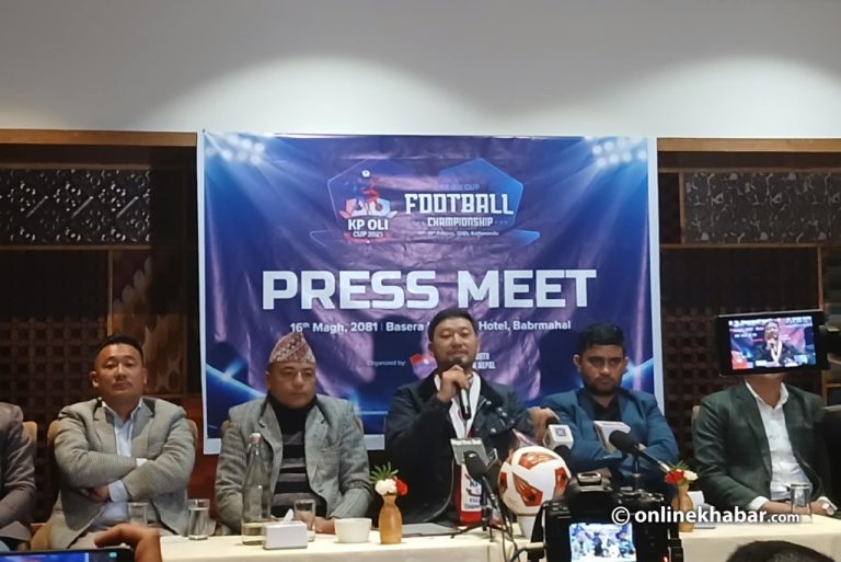 केपी ओली कप फुटबल फागुन ११ देखि, विजेतालाई १५ लाख