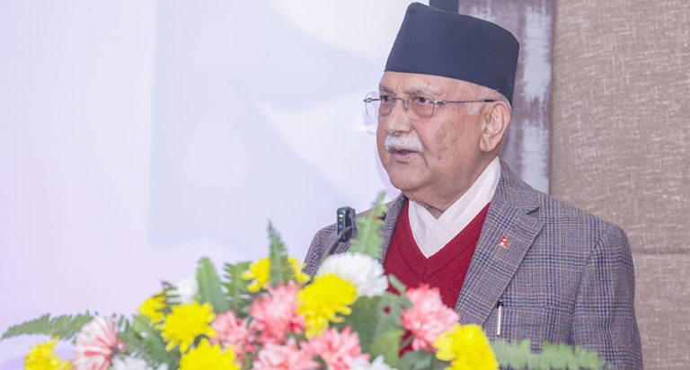 सत्ता स्वार्थका लागि घुँडा टेक्नु राष्ट्रियमा हुँदैन हुँदैन : प्रधानमन्त्री ओली