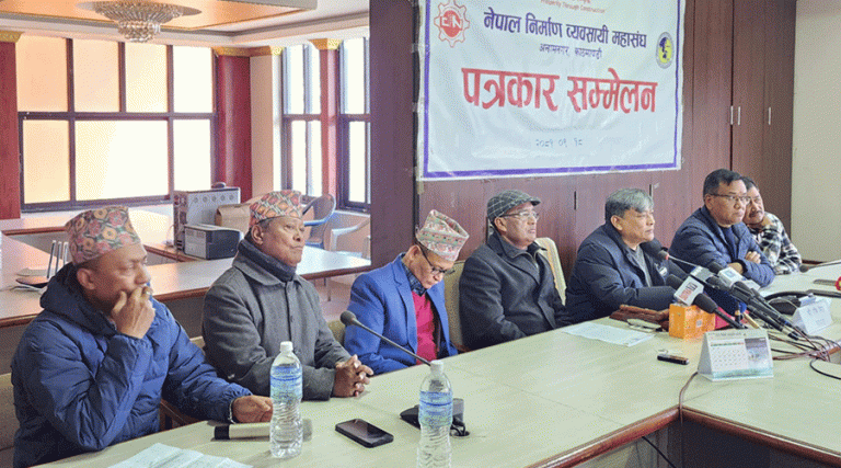 निर्माणकै सिजनमा पुनः आन्दोलन तयारी गर्दै व्यवसायी