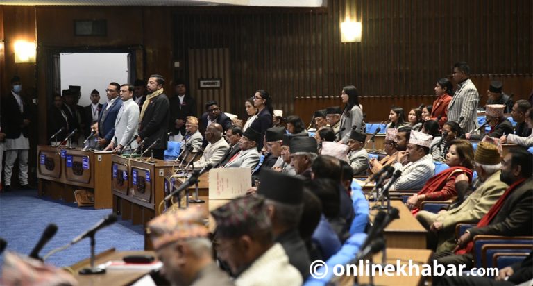 प्रतिनिधिसभा बैठकको सुरुमै रास्वपाको अवरोध