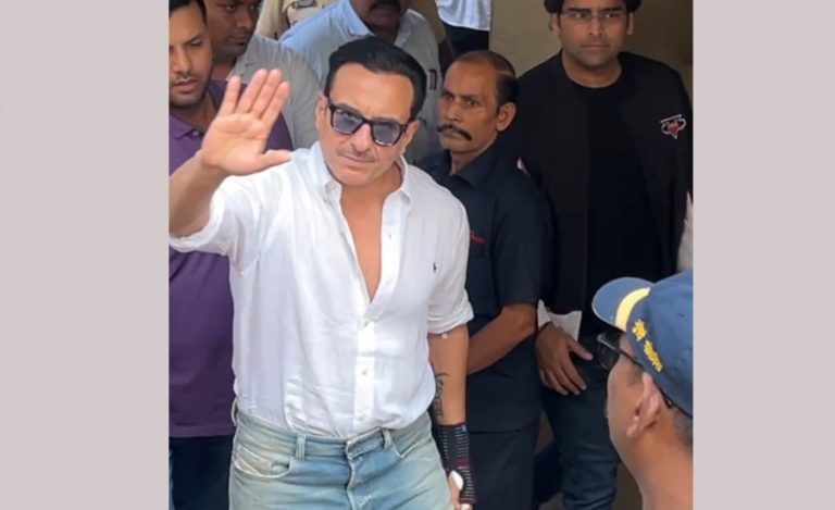डिस्चार्ज भए सैफ अली खान, पैदल हिँडेर घर फर्किए