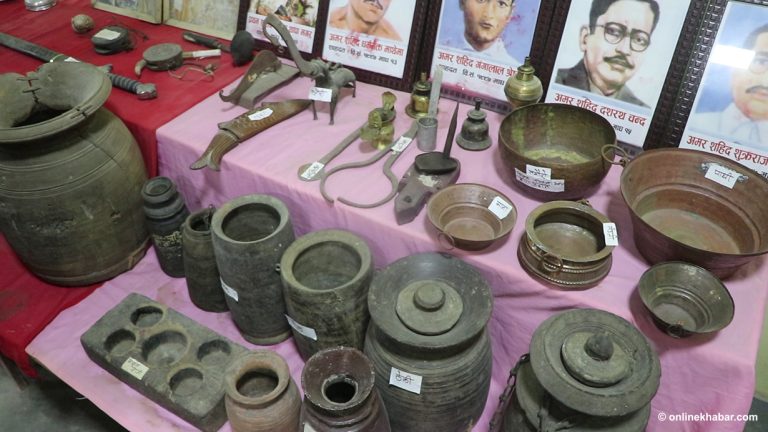 गुल्मीको सामुदायिक विद्यालयमा लघु संग्रहालय, देख्न पाइन्छ परम्परागत वस्तु (तस्वीरहरू)