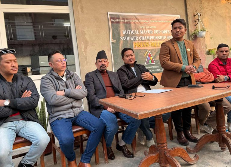 बुटवलमा ३ लाख पुरस्कारको स्नूकर प्रतियोगिता हुँदै