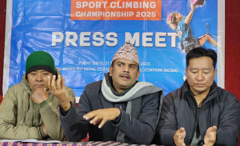 नेशनल स्पोर्ट क्लाइम्बिङ च्याम्पियनसीप चैत दोस्रो साता हुने
