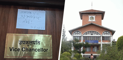 त्रिवि जहाँ प्राध्यापक र कर्मचारी नै डराउँछन् दलका विद्यार्थीसँग
