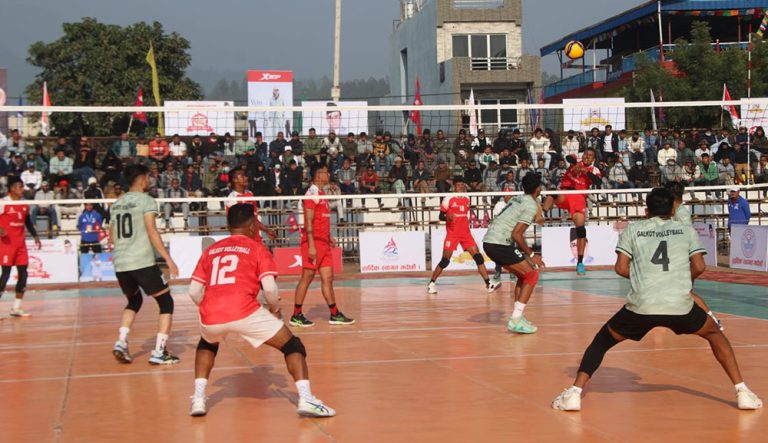 मदन भण्डारी गोल्डकप भलिबल : एपीएफ र आयोजक विजयी