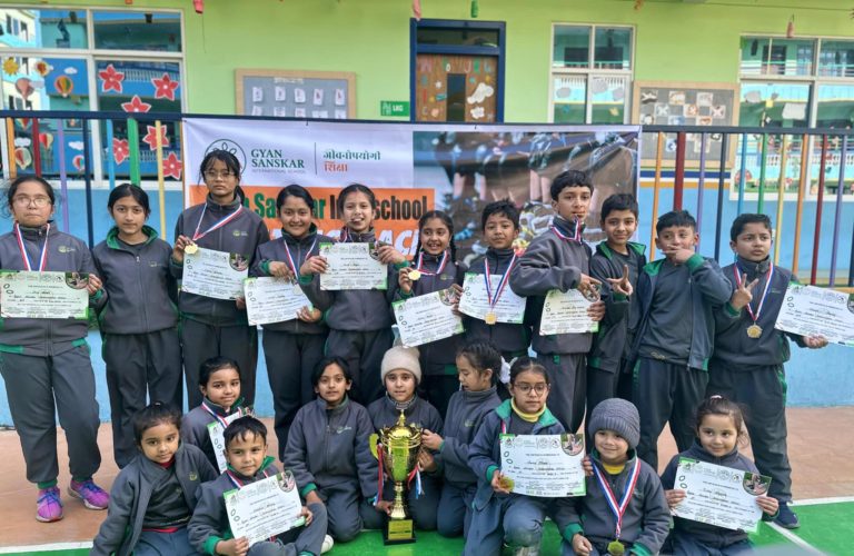अन्तरविद्यालय स्केट प्रतियोगिता : ज्ञान संस्कार टिम च्याम्पियन