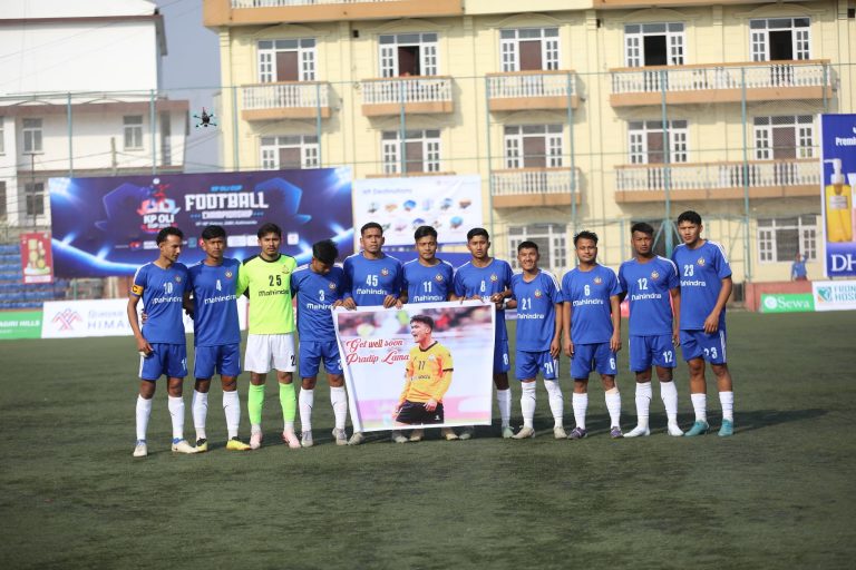 एन्जलल दुई पेनाल्टी रोकेपछि ब्ल्याक बुल्सलाई हराउँदै एपीएफ क्वाटरफाइनलमा