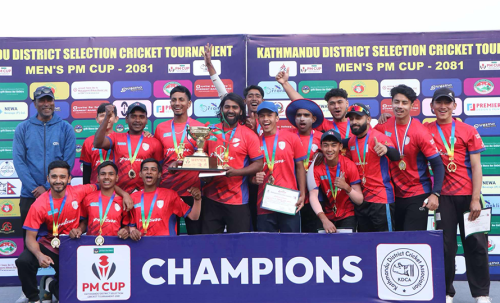 रितको शतकमा सीइसीले जित्यो काठमाडौं जिल्ला छनोट
