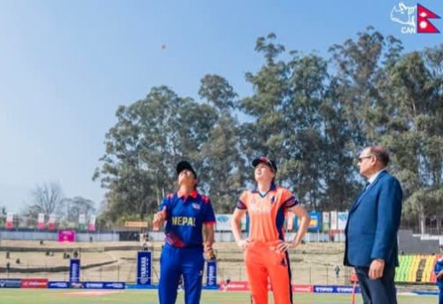 महिला टी-२०आई शृंखला : नेदरल्याण्ड्स विरूद्ध बलिङ गर्दै नेपाल, रेवतीको डेब्यू