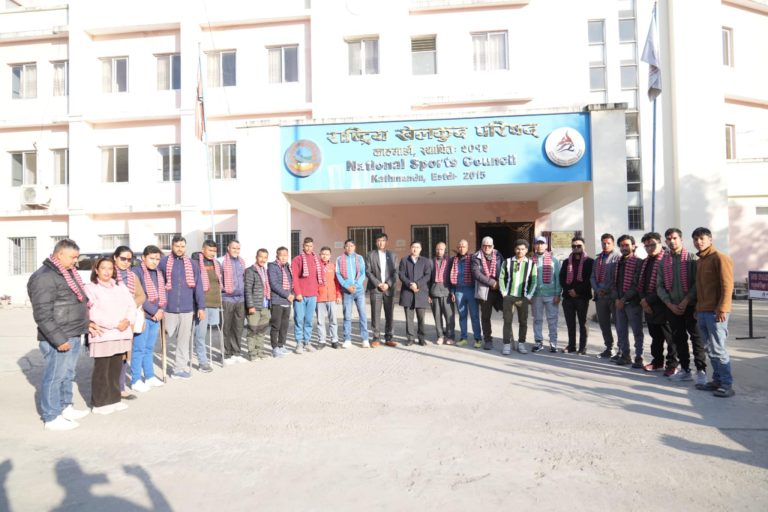 नेपाली एम्पुटी फुटबल टोली बंगलादेश जाने