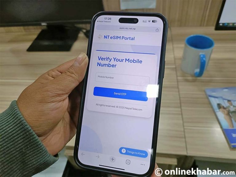 अब अनलाइनबाटै यसरी लिनुहोस् नेपाल टेलिकमको ई-सिम