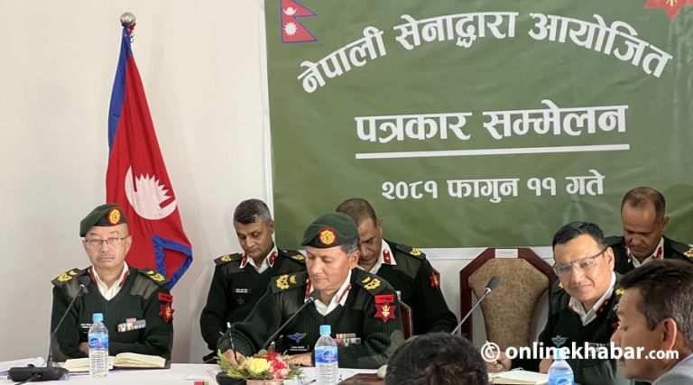 सेनाले भन्यो- शक्तिराष्ट्रहरूको बदलिंदो नीतिले पार्ने प्रभावलाई नियालिरहेका छौं