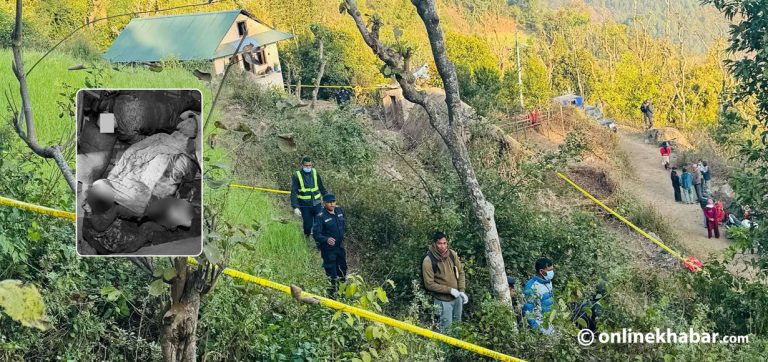 प्युठान दम्पती हत्या प्रकरण : बारीमा भेटियो रगत लतपतिएको घन