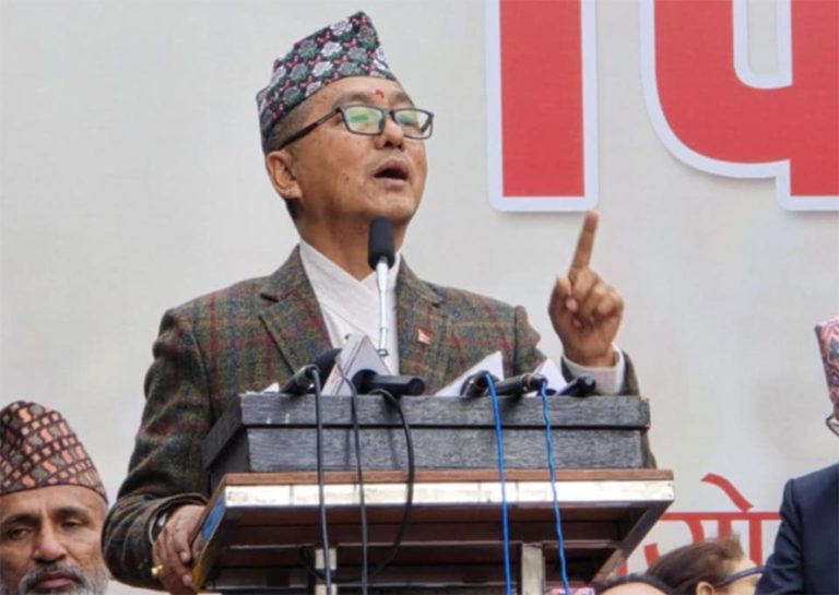बल्खुको प्रदर्शनमा कांग्रेस, एमाले र माओवादीकै झण्डा लिएर आए पनि हुन्छ : लिङ्देन