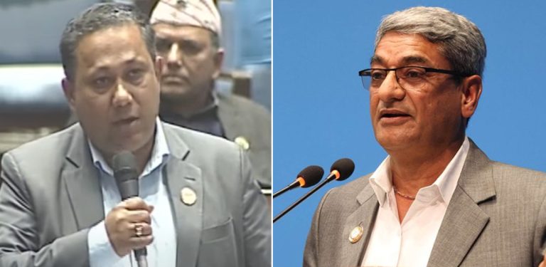 गृहमन्त्रीलाई शिशिर खनालको प्रश्न : कुन नैतिकताले कुर्सीमा बस्नुहुन्छ ?