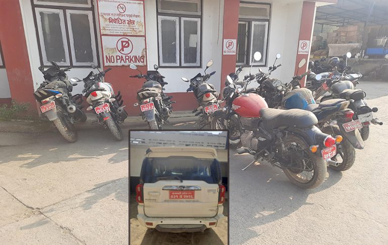 कैलालीमा ३१ लाखका चोरीका सवारीसाधन बरामद