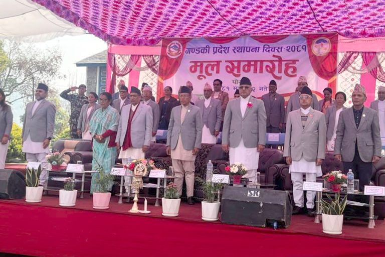 समन्यायिक विकास गण्डकी प्रदेशको प्राथमिकता : मुख्यमन्त्री पाण्डे