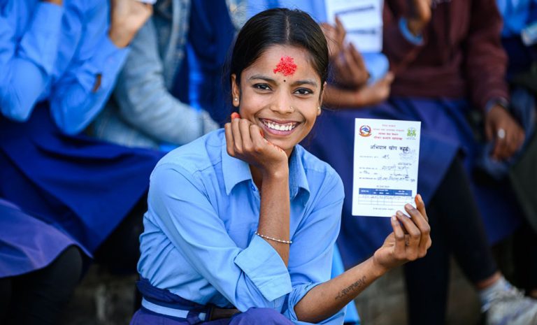 १२ दिनमा १३ लाख किशोरीले लगाए एचपीभी खोप