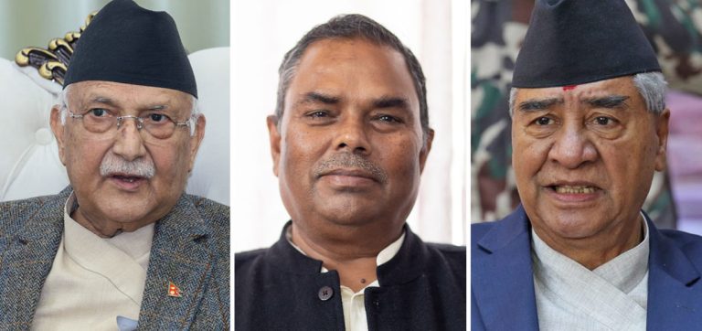 ओली र देउवाको सन्देश लिएर पार्टी बैठकमा उपेन्द्र